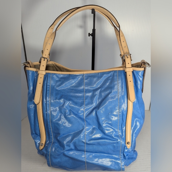 Tod's G line sacca coated canvas Tote handbag - Picture 6 of 14